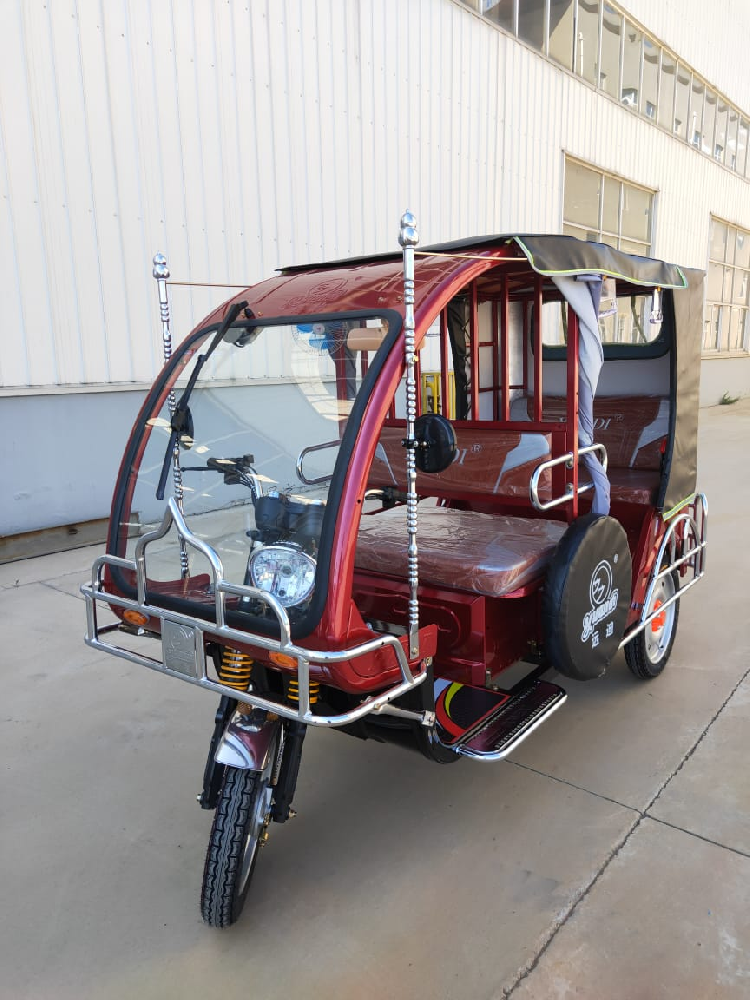Premium Electric Passenger Tricycle (2000W PMSM, 50km/h, Laser-Welded)
